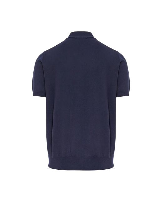 Canali Polo Shirts in Blue für Herren