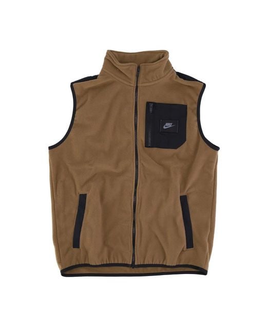 Nike Brown Vests for men