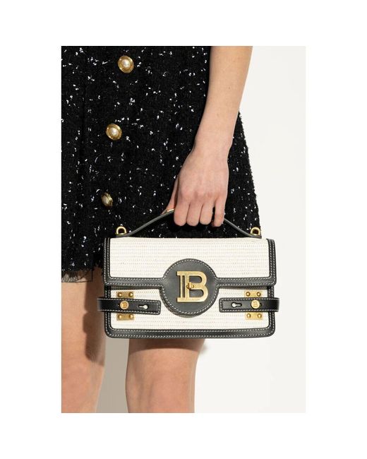 Balmain Black Handtasche B-Buzz 24