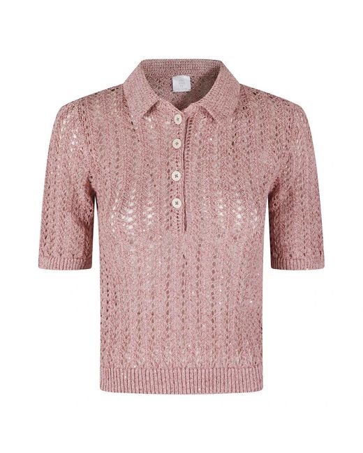 Eleventy Tops ,Roze ,Polo in het Pink