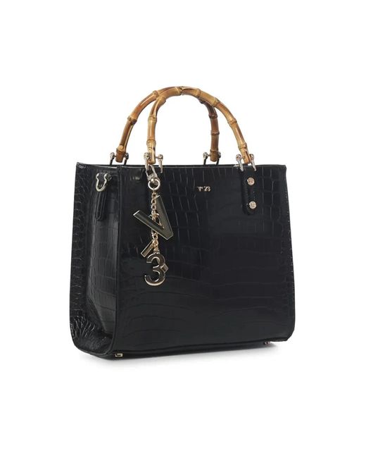 V73 Black Handbags