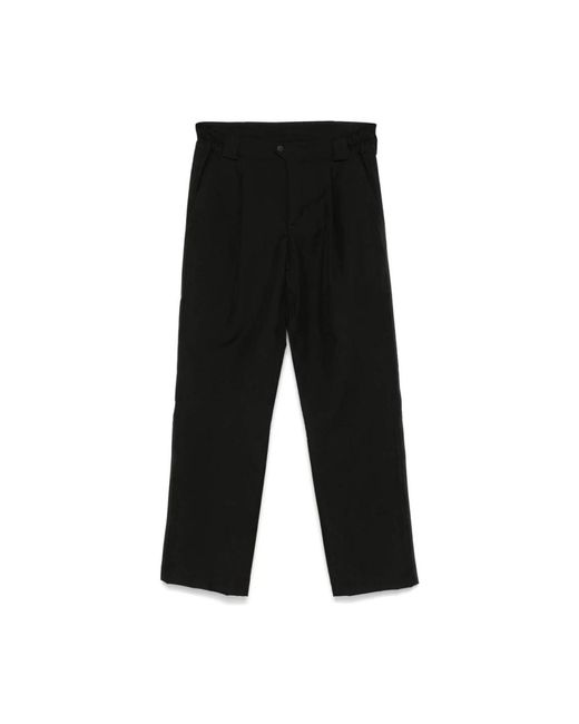 GR10K Black Straight Trousers for men