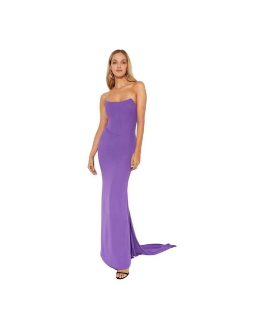 GIUSEPPE DI MORABITO Purple Party Dresses