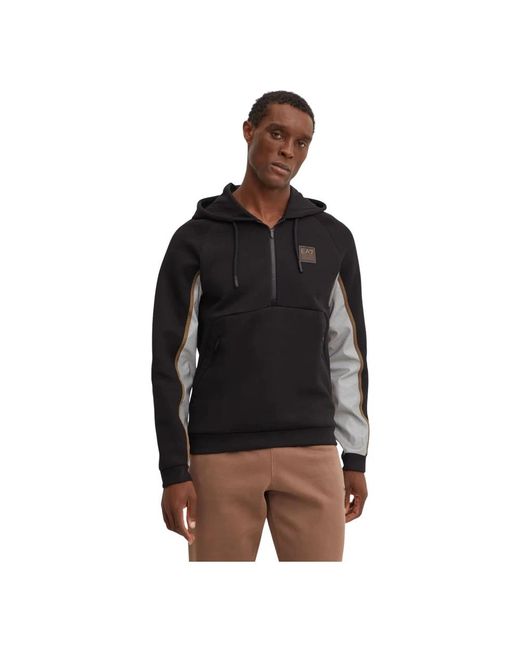 EA7 6Dpm37 Hoodie in het Black voor heren