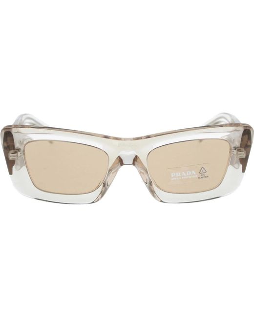 Prada Natural Ikonoische sonnenbrille für frauen