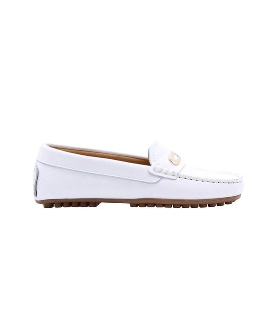 Scapa White Loafers