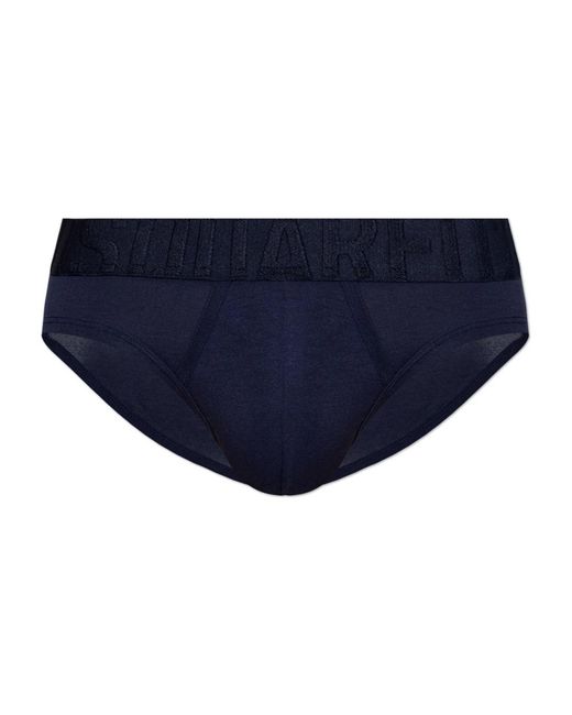 DSquared² Slips Met Logo in het Blue voor heren