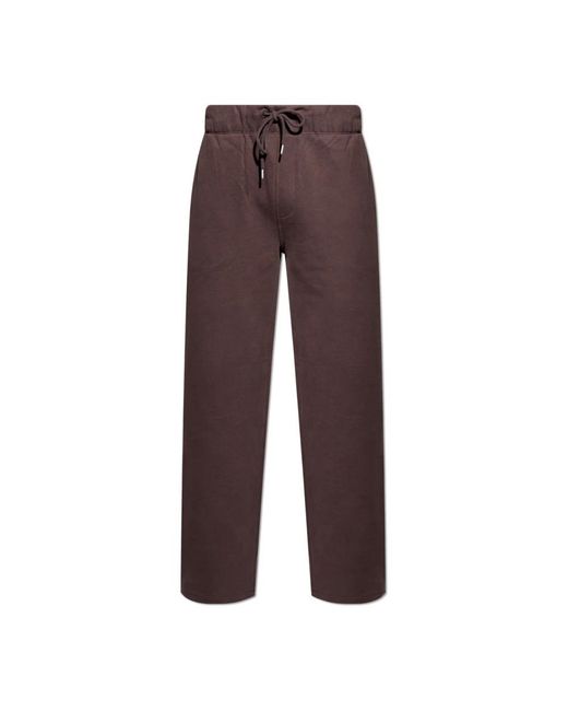 AllSaints Broeken ,Bruin ,Katoen Asher Straight Fit Joggingbroek in het Brown voor heren