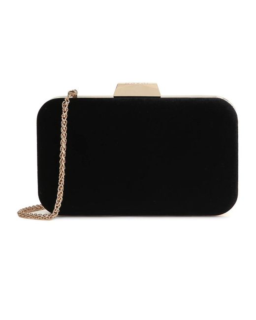 Kazar Avond Clutch Tas Aan Een Gouden Ketting in het Black