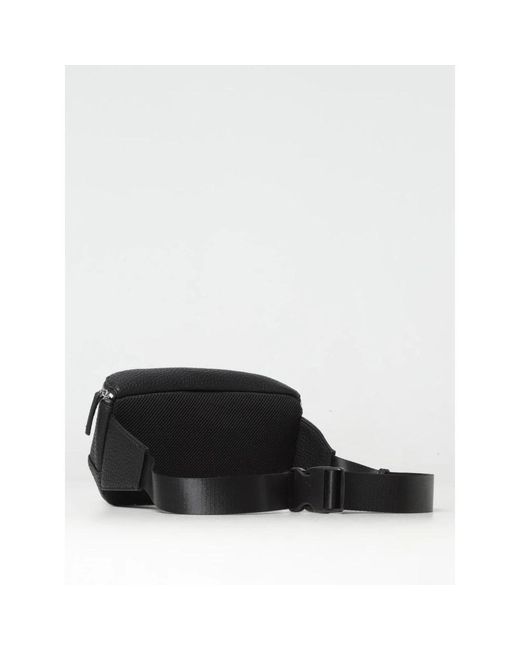 ARMANI EXCHANGE Schwarze Leder Gürteltasche in Black für Herren