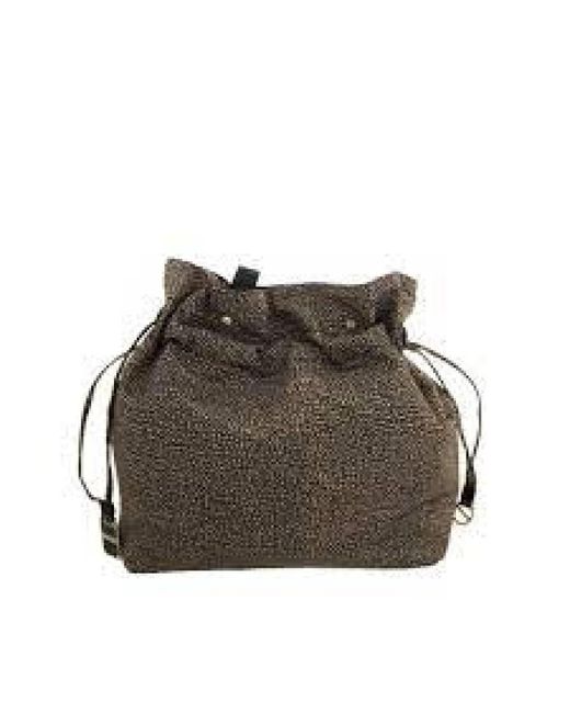 Borbonese Brown Bucket Bags