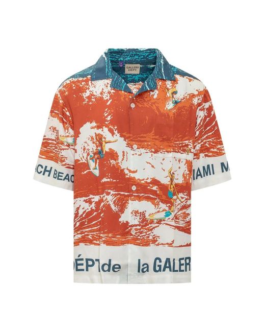 GALLERY DEPT. Red Short Sleeve Shirts for men