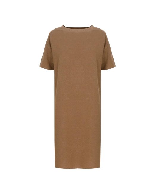 Fabiana Filippi Brown Midi Dresses
