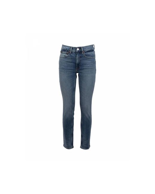 Polo Ralph Lauren Blue Mid rise skinny ankle jeans