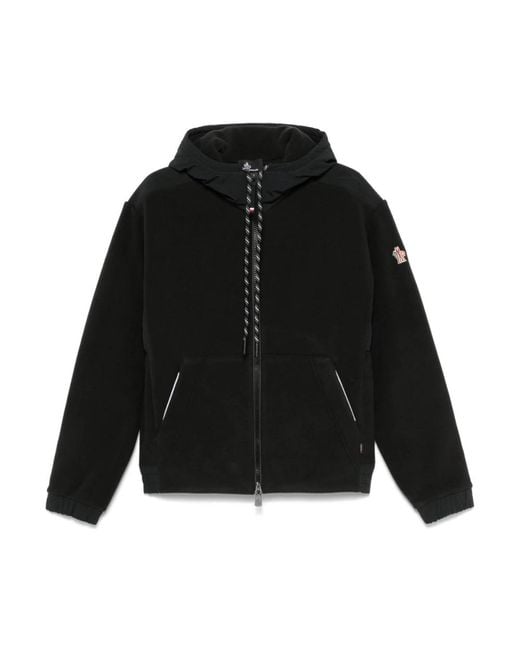 Moncler Black Zip-Throughs for men