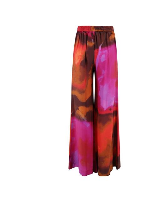 Wide Trousers di Gianluca Capannolo in Red