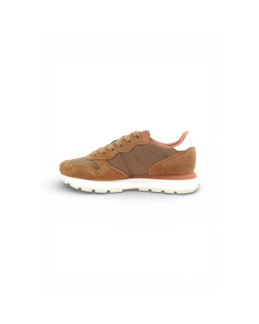 Sun 68 Brown Sneakers