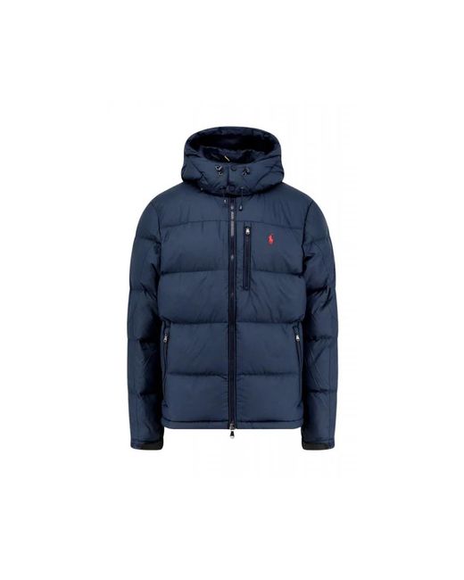 Ralph Lauren Down Bomber Jacket in het Blue voor heren