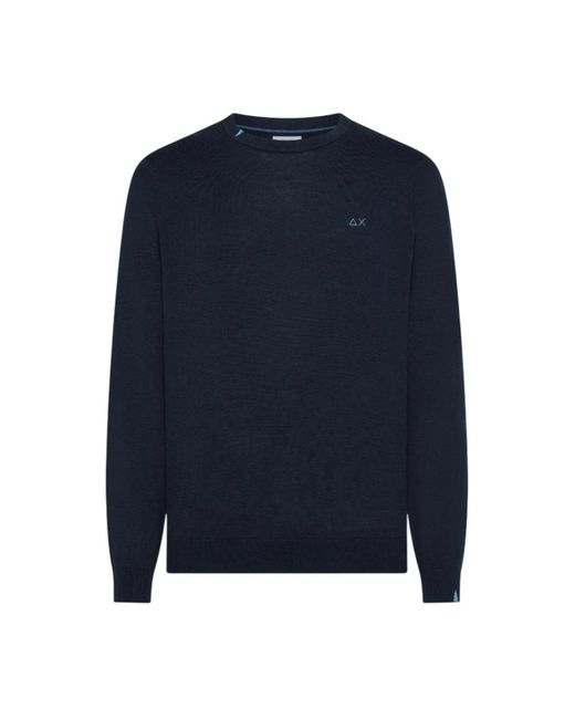 Sun 68 K36101 Sweatshirt in het Blue voor heren