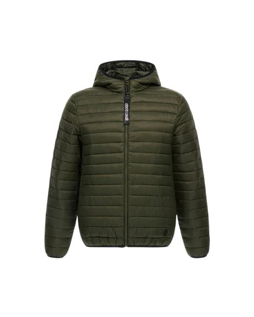 Roberto Cavalli Green Winter Jackets for men