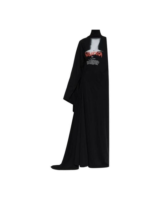 Balenciaga Black Maxi Dresses