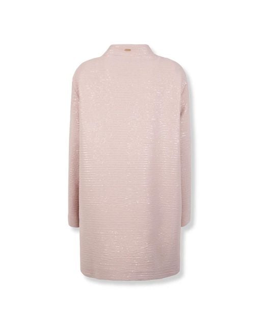Herno Pink Single-Breasted Coats