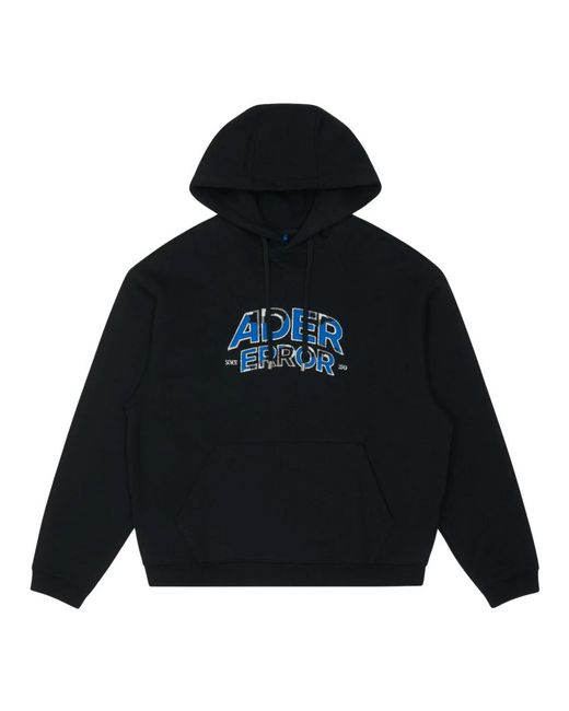 Adererror Black Hoodies for men