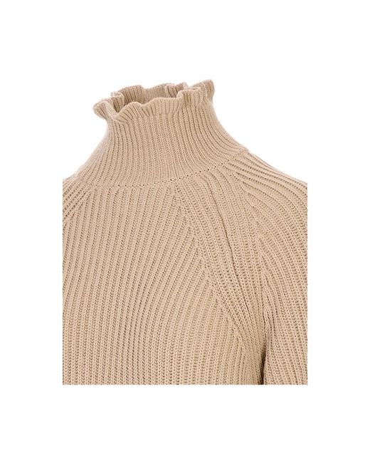 Max Mara Natural Turtlenecks