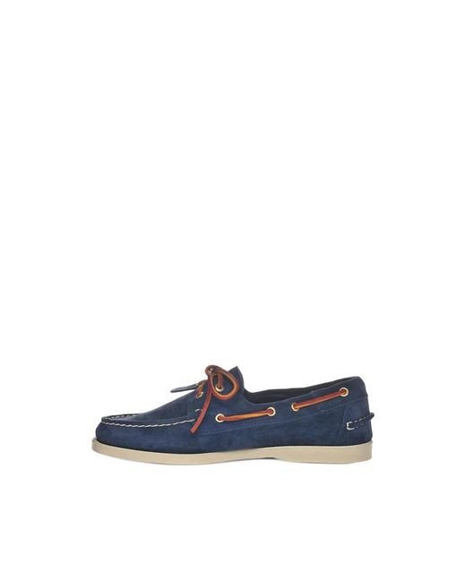 Sebago Blue Boat Shoes for men