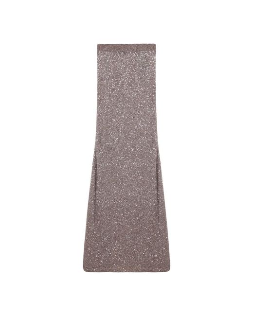 Balenciaga Brown Maxi Skirts