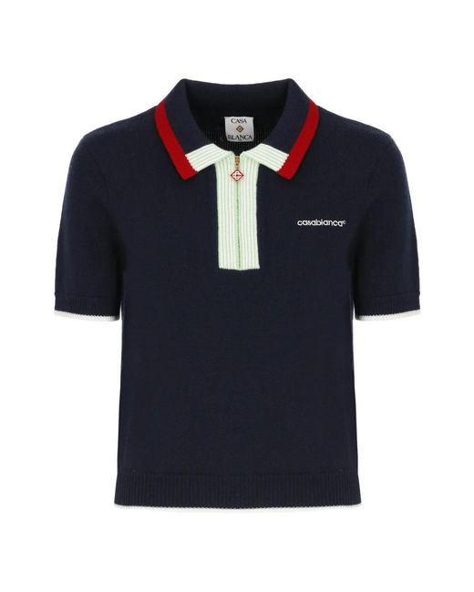 Casablanca Blue Polo Shirts