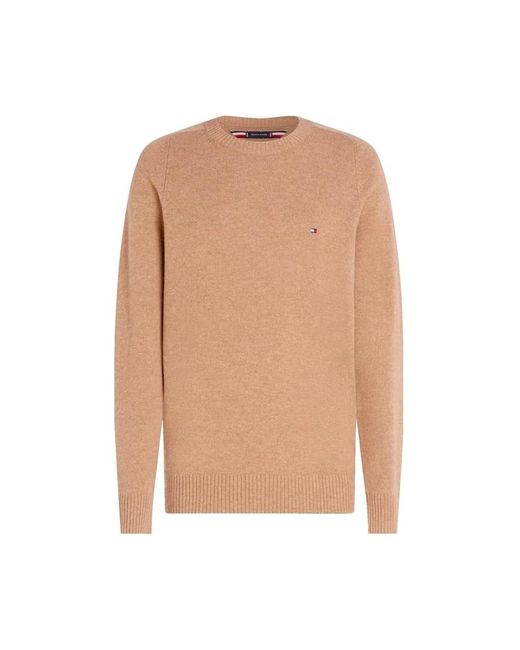 Tommy Hilfiger Natural Round-Neck Knitwear for men