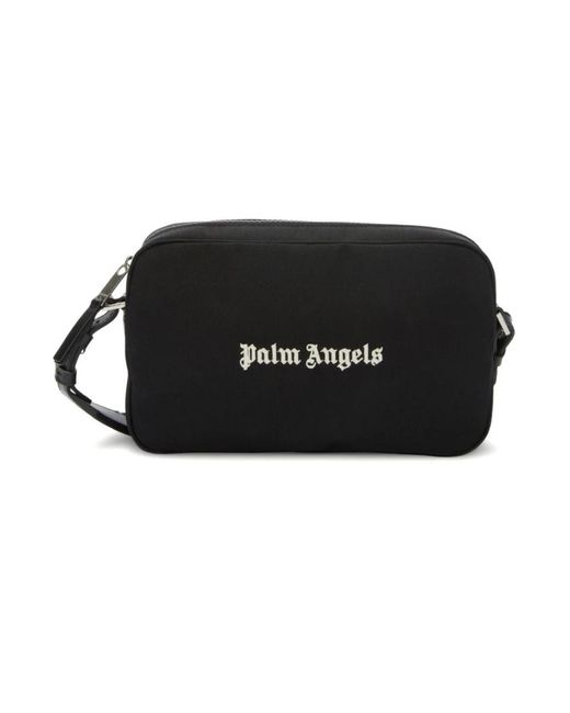 Palm Angels Black Cross Body Bags for men