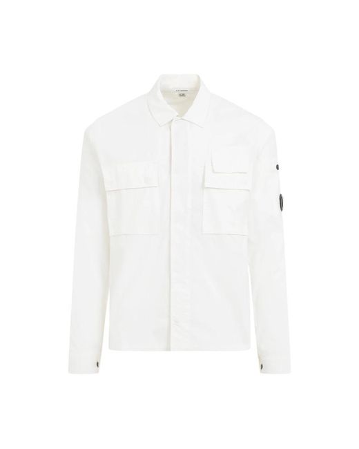 Cp company cotton shirt di C P Company in White da Uomo