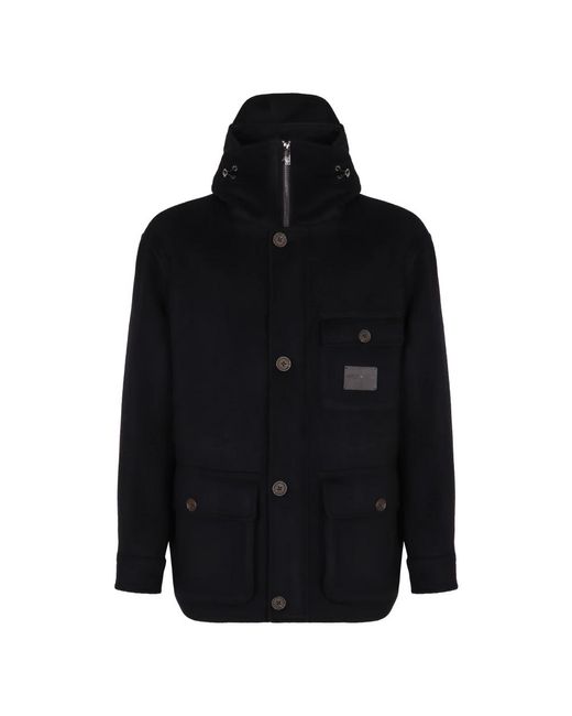 Winter Jackets di Emporio Armani in Black da Uomo