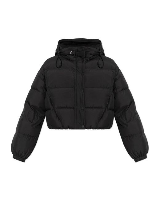 Perfect Moment Jassen ,Zwart ,Polyester Hooded Down Jacket in het Black