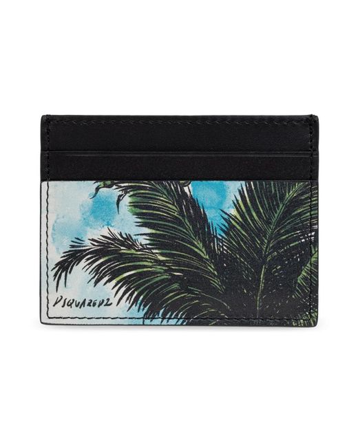 DSquared² Kartenetui Mit Print in Metallic für Herren