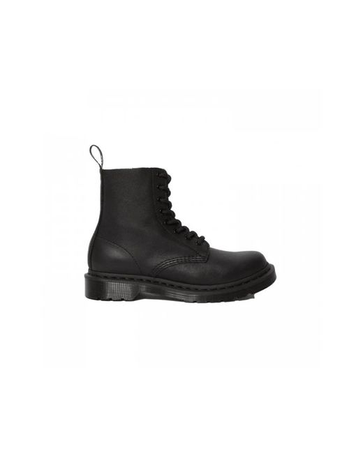 Dr. Martens Black 1460 Pascal Mono Schnürstiefel