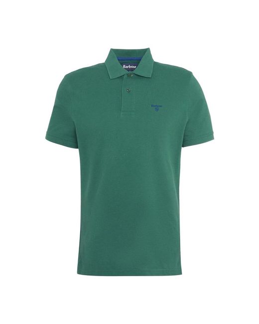 Barbour Green Polo Shirts for men