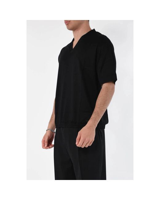 Emporio Armani Black Polo Shirts for men