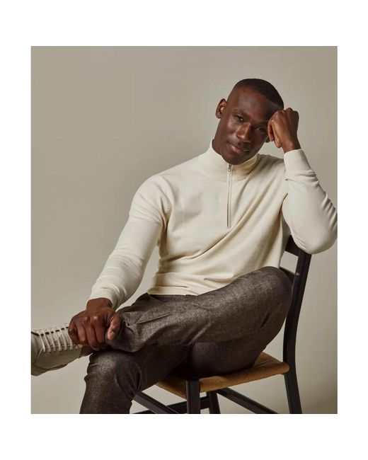 Prof - knitwear > turtlenecks Profuomo pour homme en coloris White