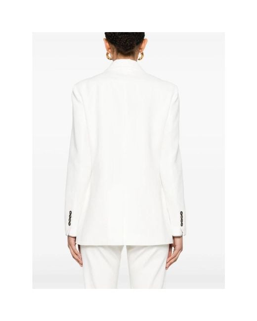 Brunello Cucinelli White Blazers