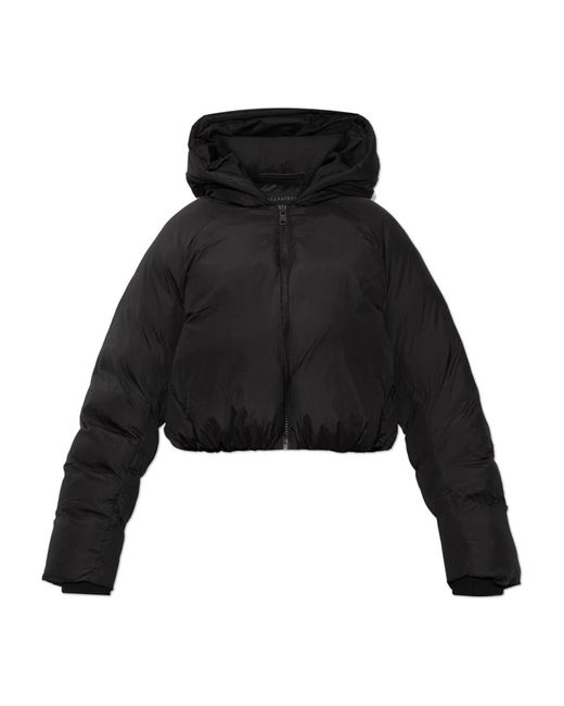 AllSaints Short Padded Jacket Mae in het Black