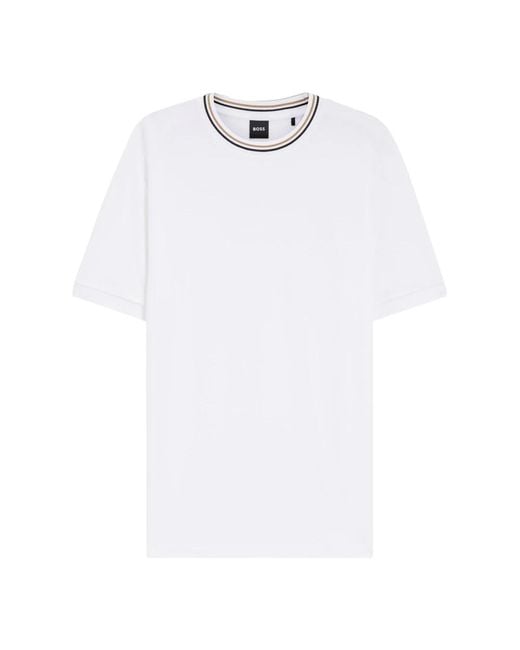 HUGO White T-Shirts for men