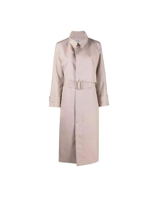 Issey Miyake Pink Belted Coats