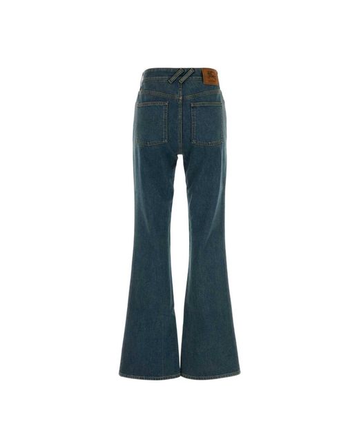 Burberry Blue Flared Jeans