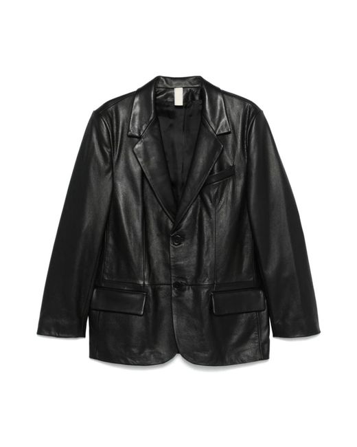 Leather Jackets di sunflower in Black da Uomo