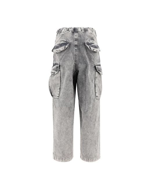 Maison Mihara Yasuhiro Gray Straight Jeans for men