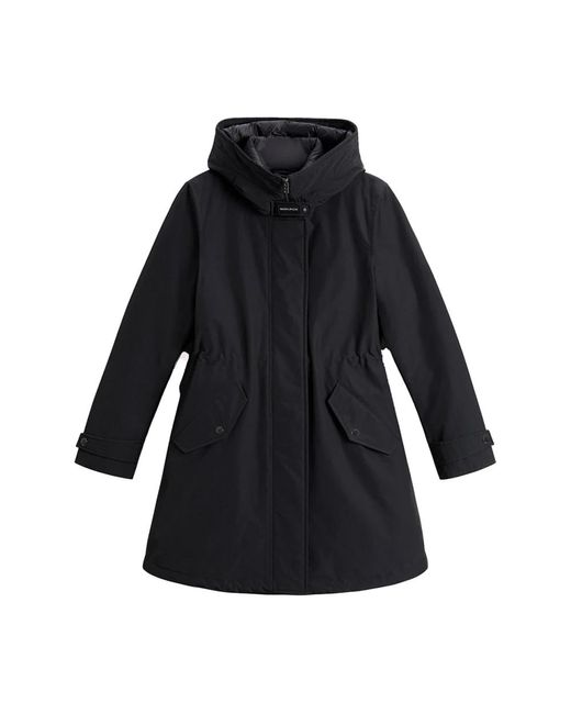 Woolrich Black Parkas