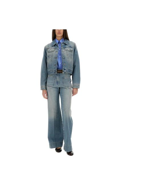 Victoria Beckham Blue Denim Jackets